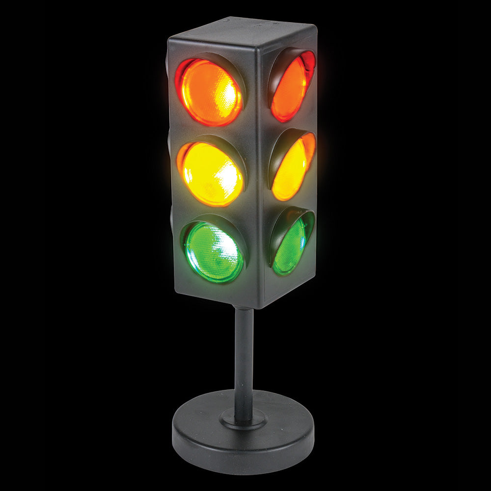 Traffic Light Table Lamp 8"
