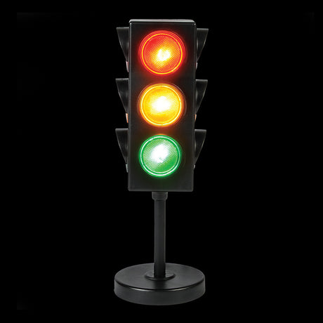 Traffic Light Table Lamp 8"