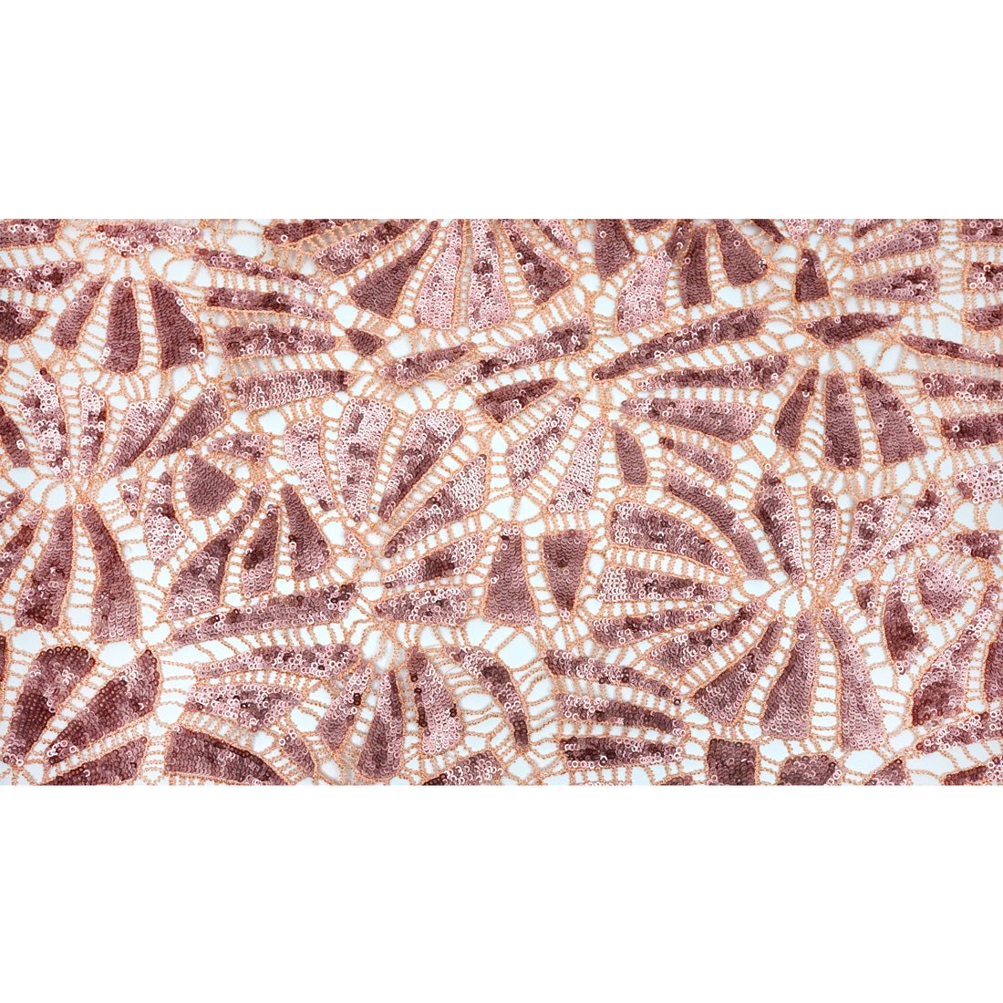Lace Sequin Fabric Blush