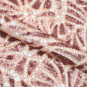 Ornate Lace Sequin Polyester Fabric - Blush/Blush, 48" Width (1 Yard)