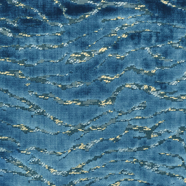 Empress Fabric Cut Velvet Fabric - Animal Print, 55" Width (1 Yard)