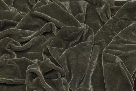 Premium Silk Rayon Velvet Fabric - Azalea, 45" Width (1 Yard)