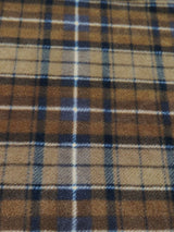 Western Tartan Plaid Fleece Printed Fabric
