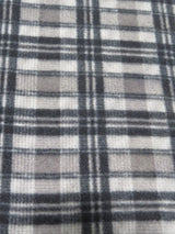 Vintage Tartan Plaid Fleece Printed Fabric