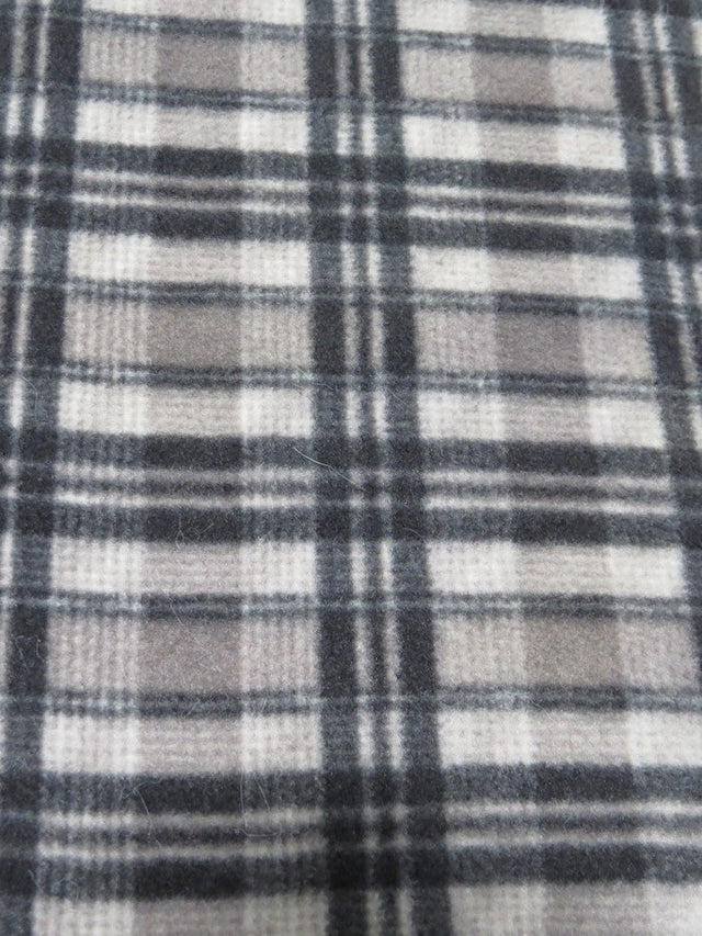 Vintage Tartan Plaid Fleece Printed Fabric