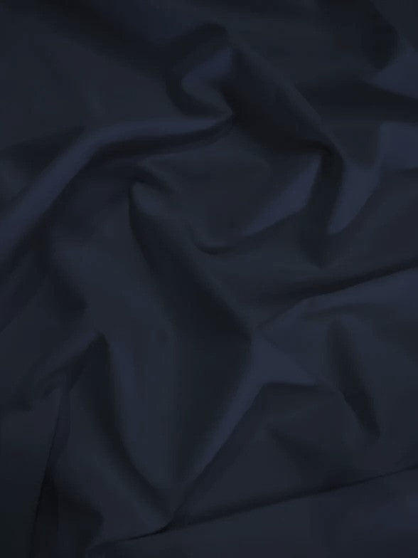 100% Cotton Twill Fabric Navy Blue Sold By The Yard