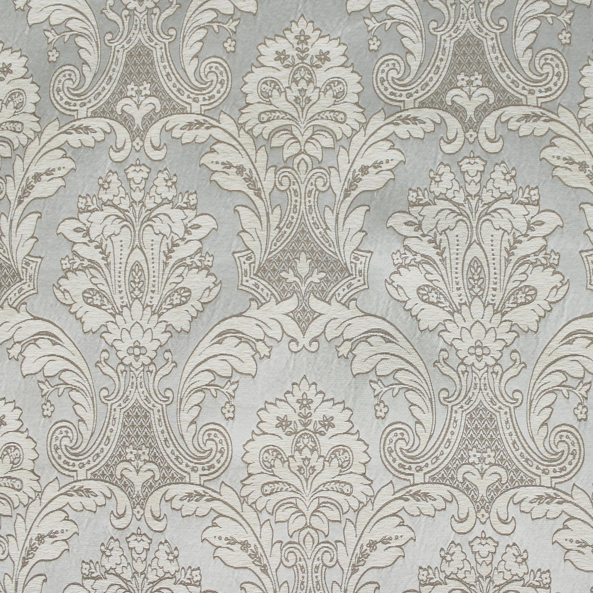 Evangeline Fabric - Multi-Colored Traditional Damask, 57" Width (1 Yard)