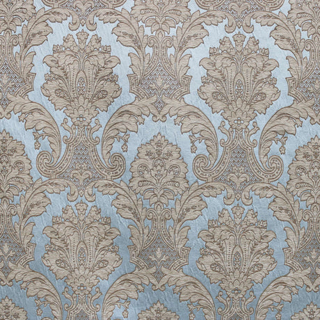Evangeline Fabric - Multi-Colored Traditional Damask, 57" Width (1 Yard)