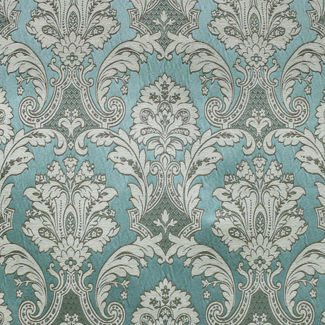 Evangeline Fabric - Multi-Colored Traditional Damask, 57" Width (1 Yard)