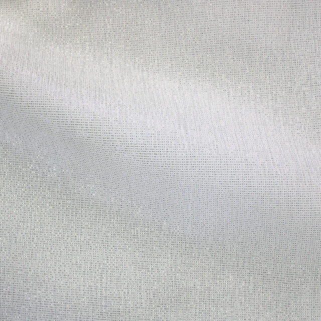 Everly Fabric Polyester Fabric - Solid Metallic Sheer, 110" Width (1 Yard)