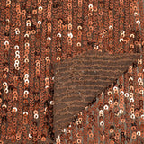 Exquisite Stretch Mesh Sequin Polyester Spandex Fabric - Embroidered Sequin Mesh, 54/55" Width, 230 GSM (1 Yard)