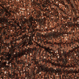 Exquisite Stretch Mesh Sequin Fabric - Embroidered Sequin, 54/55" Width (1 Yard)
