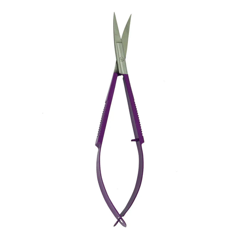 Thread Snips Curved Blade 5in Purple