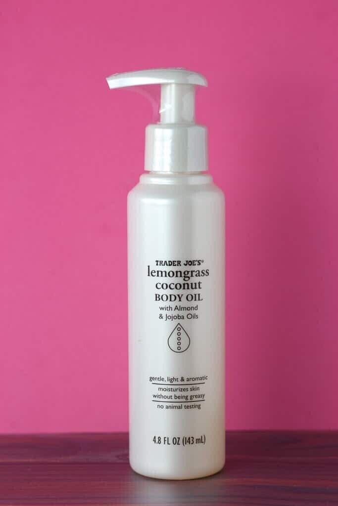 Traders Joe's Lemongrass Coconut Body Oil