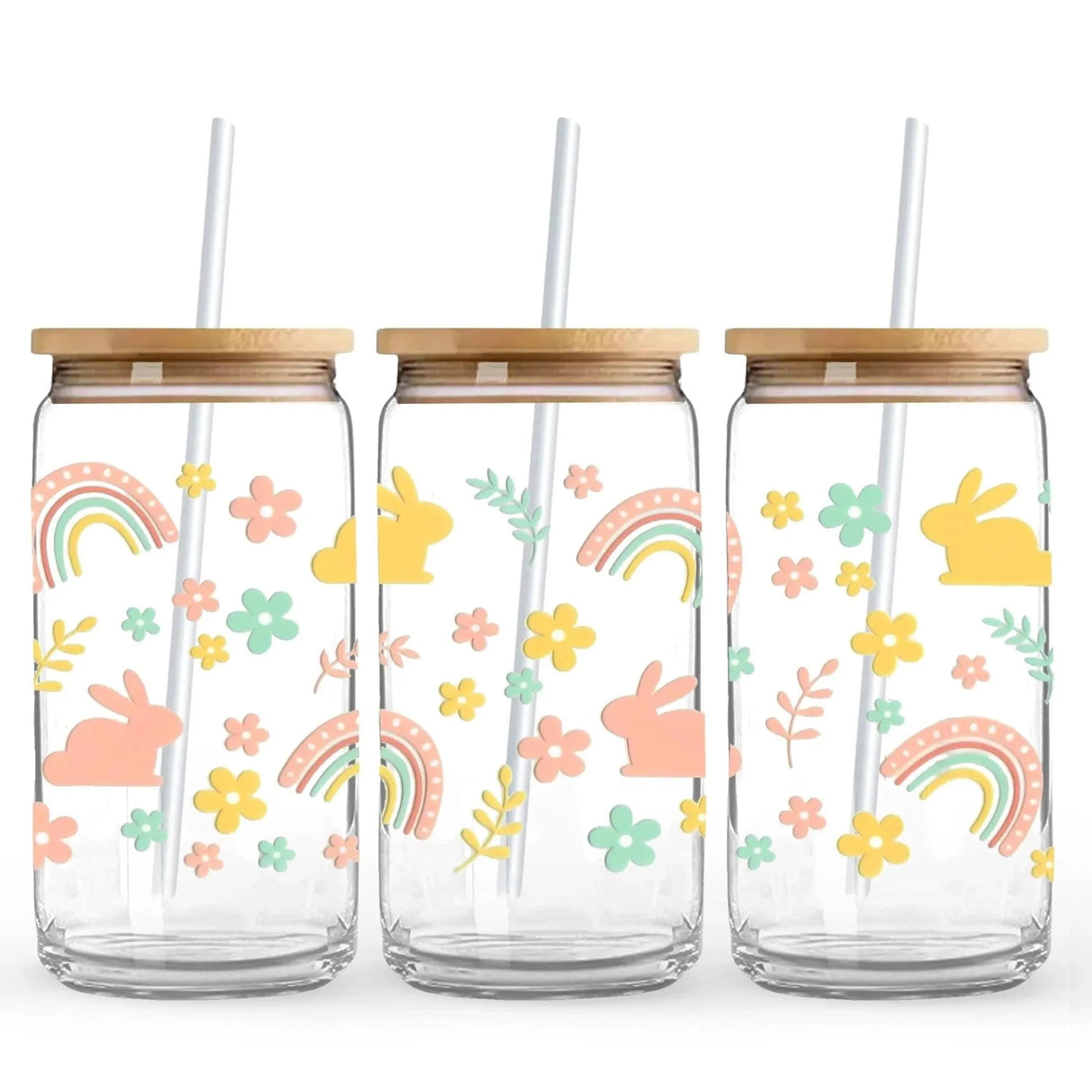 UV DTF Wrap - Easter Bunny Spring (9.7" x 4.3")