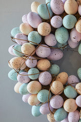 17.75" Easter Egg Wreath