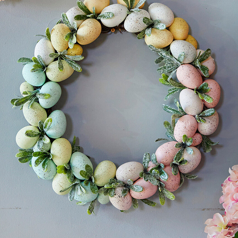 17" Easter Egg Wreath