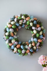17.25" Easter Egg Wreath