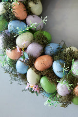 17.25" Easter Egg Wreath