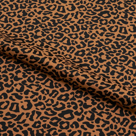 Printed Spandex Leopard Multicolor