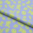 Printed Spandex Fabric Multicolor Smiley Face