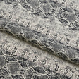 Printed Spandex Fabric Antique Snake Skin Multicolor