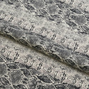 Printed Spandex Fabric Antique Snake Skin Multicolor