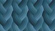 Cotton Fabric Echo Braid Navy 44/45" Width