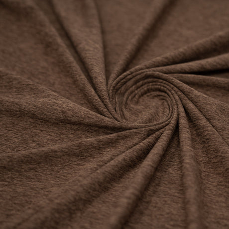 EcoDelish Double Peached Melange Spandex Fabric - Melange, 57" Width, 4-Way Stretch (1 Yard)