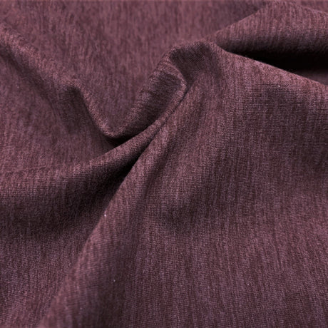 EcoDelish Double Peached Melange Spandex Fabric - Melange, 57" Width (1 Yard)