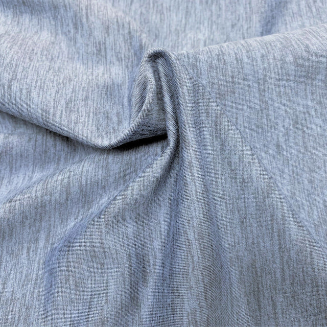 EcoDelish Double Peached Melange Spandex Fabric - Melange, 57" Width, 4-Way Stretch (1 Yard)