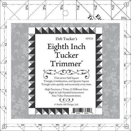 Quilting Template Acrylic Tucker Trimmer