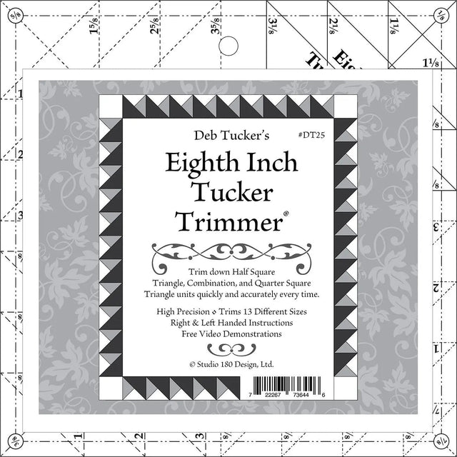 Quilting Template Acrylic Tucker Trimmer