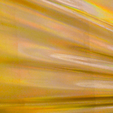 Electric Foiled Spandex Fabric - Holographic Foil, 4-Way Stretch, 55" Width (1 Yard)