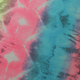 Electric Tie Dye Nylon Spandex Fabric - Pastel And Brite Tie-Dye Print, 58/60" Width, 320 GSM (1 Yard)