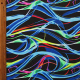 Swim Knit Nylon Spandex Electric Ribbons