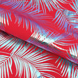 Foil Printed Spandex Palm Leaf