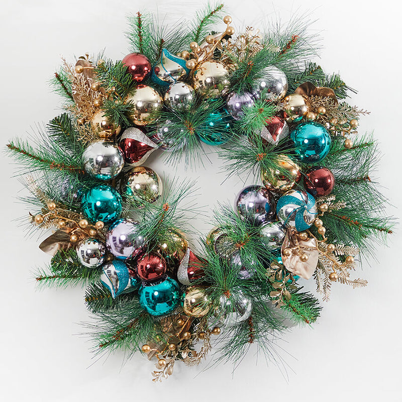 24" Elegant Mixed Wreath