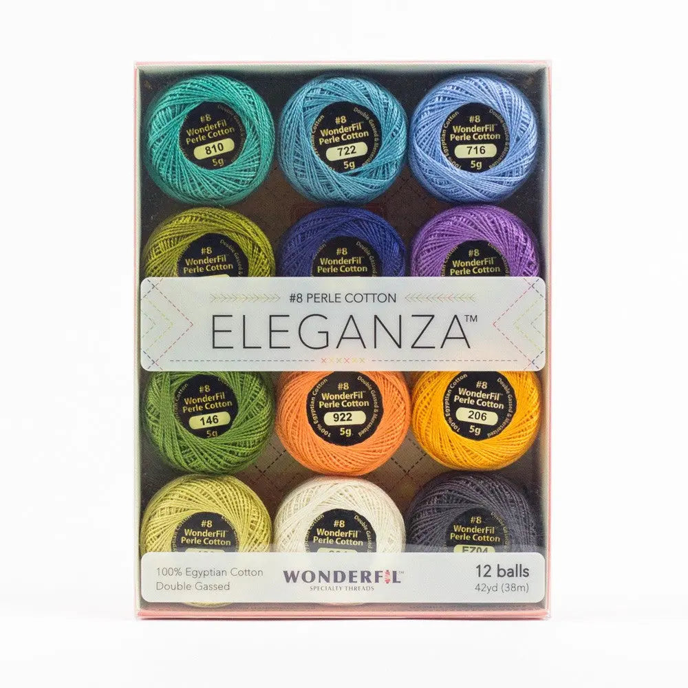 Cotton Thread Eleganza 12-Ball Set Coral Reef