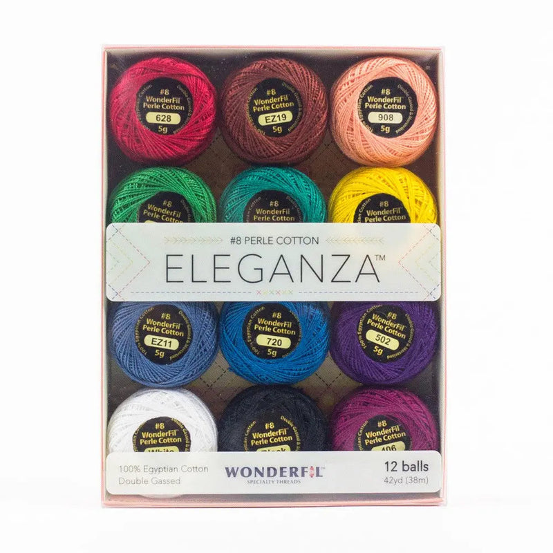 Cotton Thread 12-Ball Set Kaleidoscope