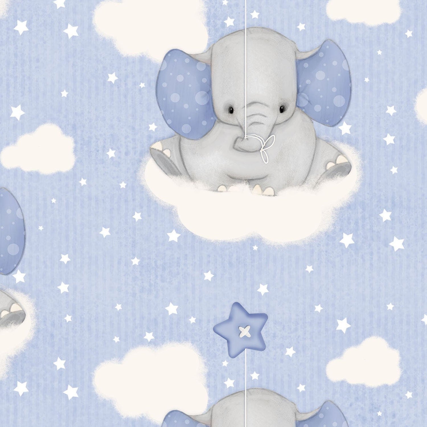 Flannel Fabric Elephant Comfy Receiving Blankets Soft 100% Cotton