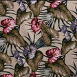 Elephant Ear & Palm Leaves Cotton Fabric - Elephant Ear And Palm Leaves, 56-58" Width (1 Yard)