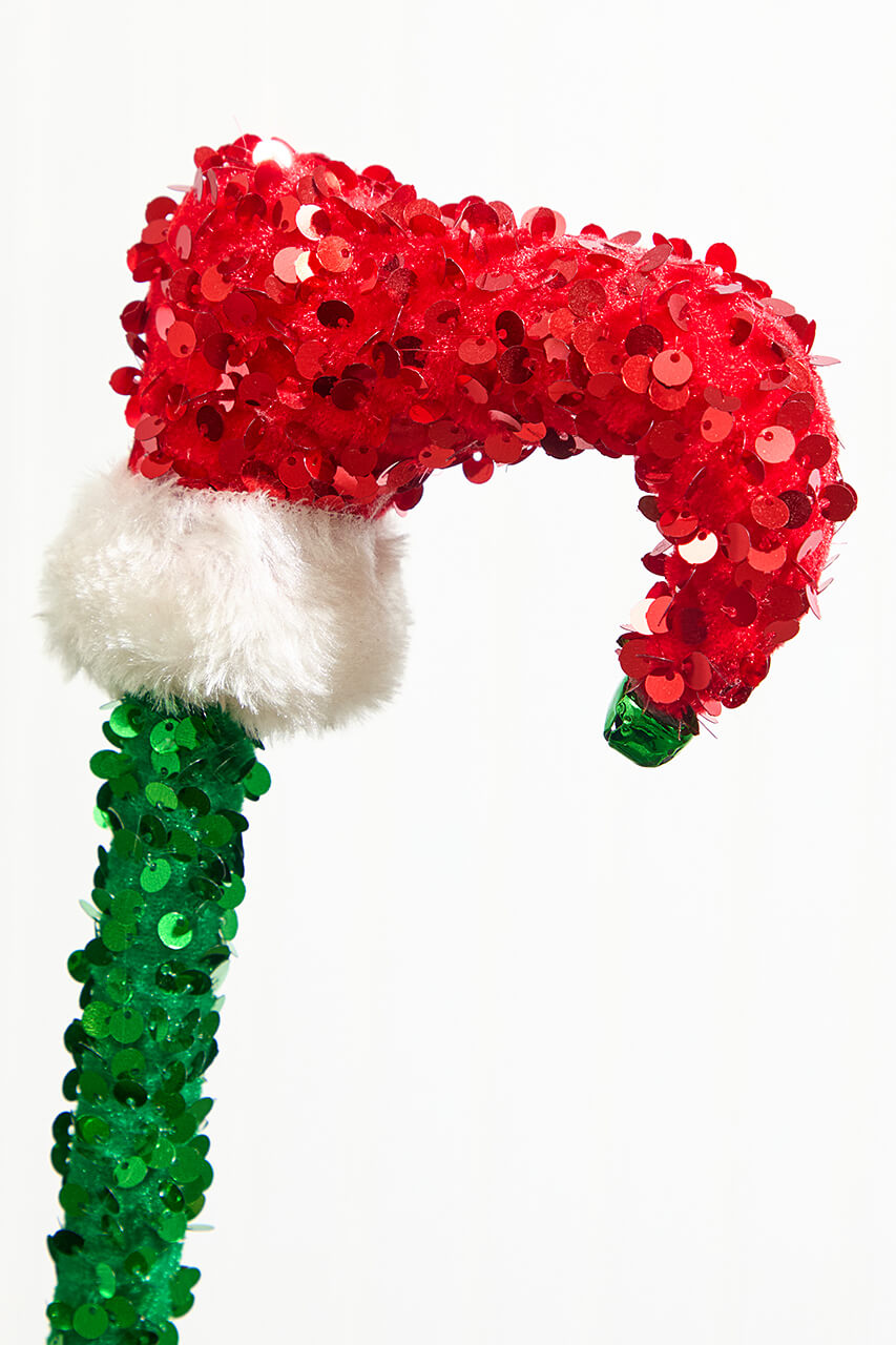 23" Sequin Elf Legs Spray