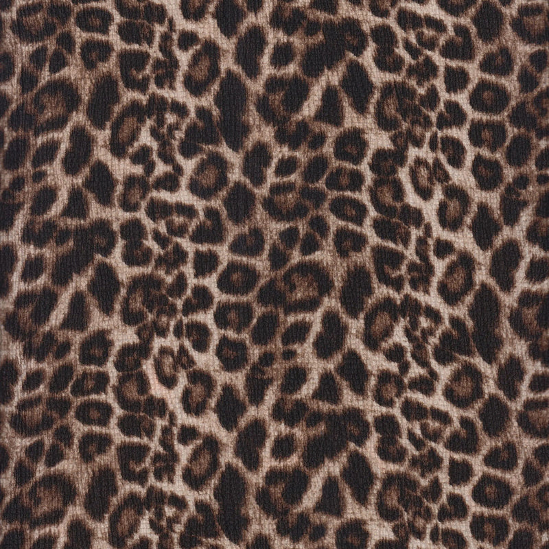 Ella Ripple Jersey Animal Print Woven Fabric 58" Wide