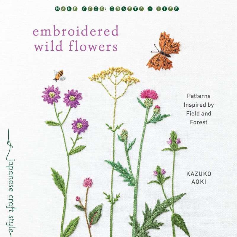 Embroidered Wild Flowers Book