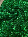 Sequin on Velvet Stretch Fabric