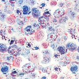 Swim Knit Nylon Spandex Emerson Roses Floral Print