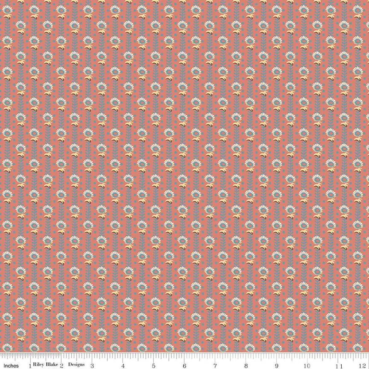 Cotton Print Fabric Emma Mrs. Goddard 43/44"