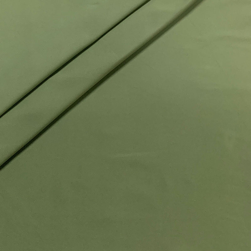 Repreve Recycled Polyester Spandex Knit Fabric - Deep Lichen Green