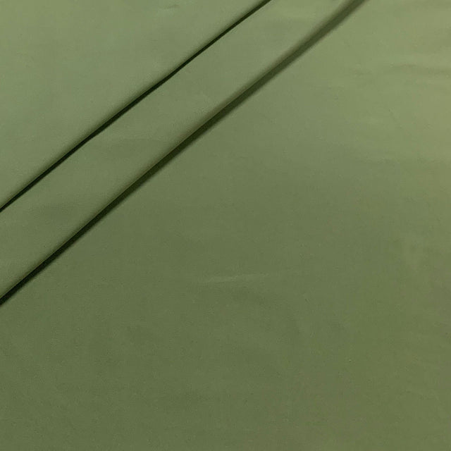 Repreve Recycled Polyester Spandex Knit Fabric - Deep Lichen Green